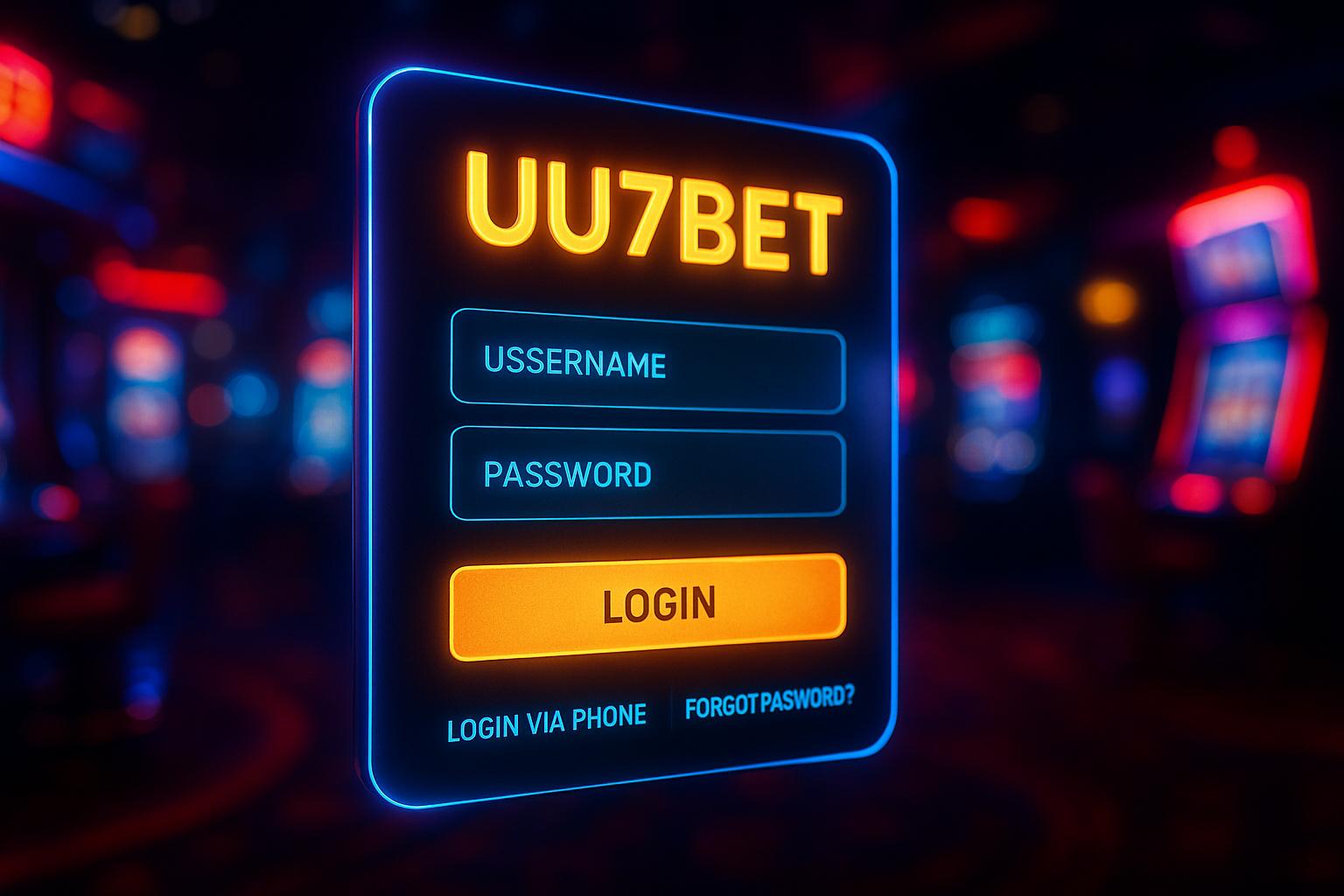 Criar uma nova Conta no plataforma UU7BET